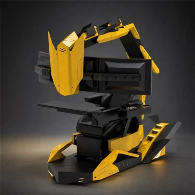 Triple Monitor Zero{0}}Gravity Gaming Cabin